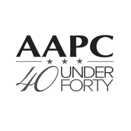 aapc 40 under 40 logo